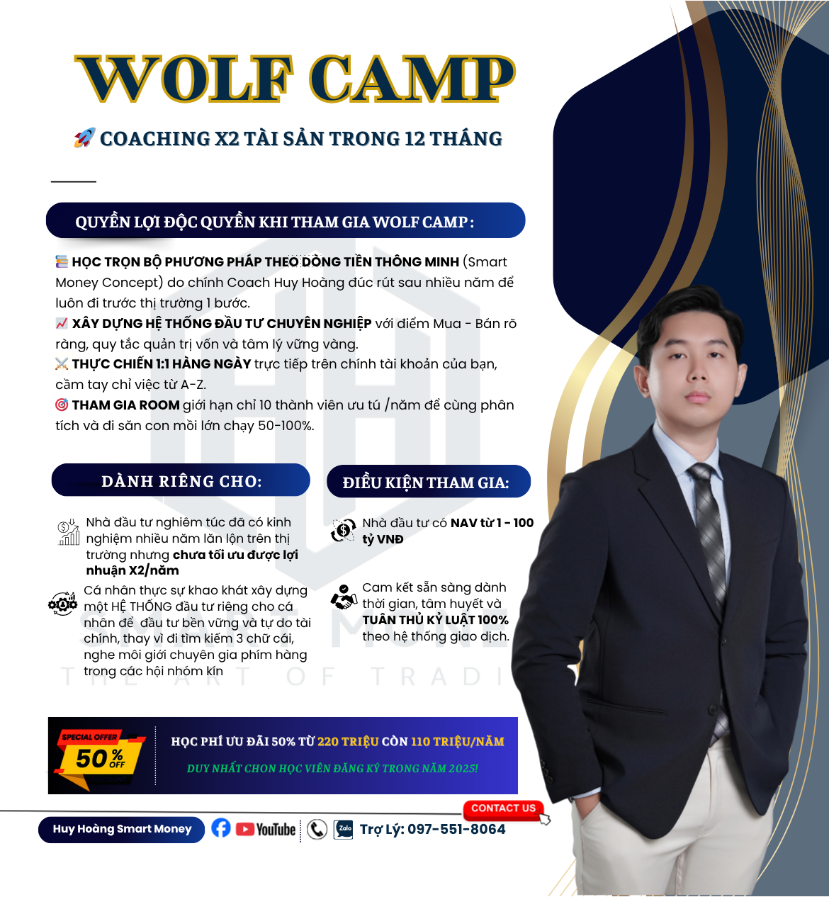 WOLF CAMP - COACHING 1:1 - HUY HOÀNG SMART MONEY